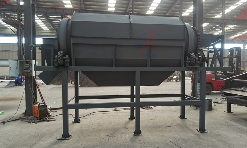 無(wú)軸碳鋼滾筒篩分機(jī)